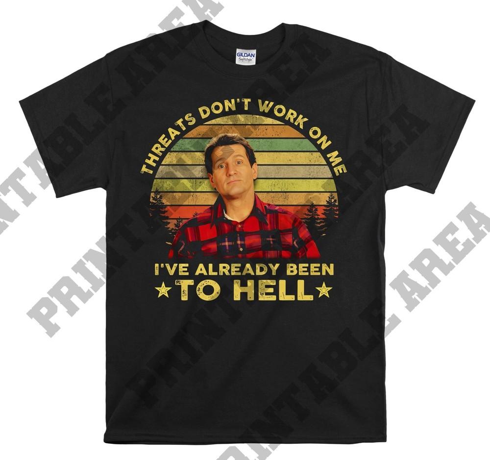 

Аль Банди Угрозы На Меня Не Действуют У меня Кино Худи Футболка Мужская Женская Унисекс MO30 3XL