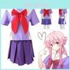 Captivating Future Diary Gasai Yuno Cosplay Costume For Halloween And Parties