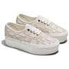 Vans Authentic Woven Check Stackform Thick Sole Casual Low Top Skate Shoes Unisex sneaker White Pink VN0A5KXXYL7
