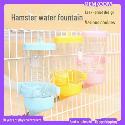 Ensemble de petite bouteille d'eau et de bol de nourriture pour hamsters, chinchillas, lapins et hérissons