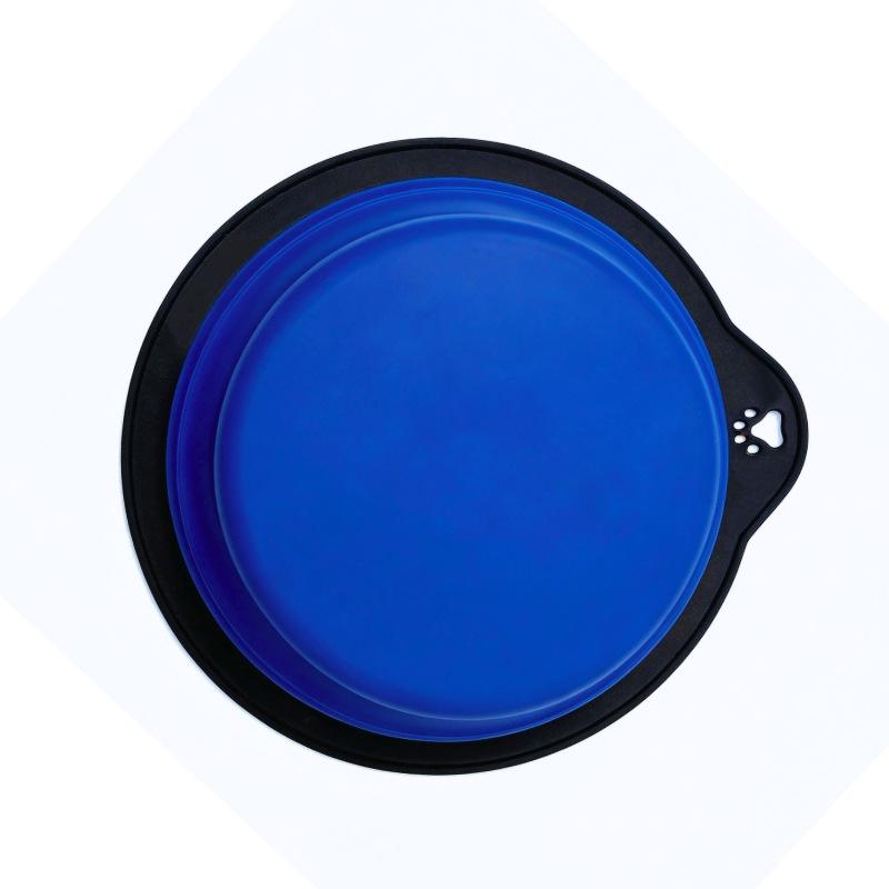 Portable Folding Pet Bowl: Multi-Functional Dog Travel Bowl for Outdoor Walking, Feeding, and Hydration