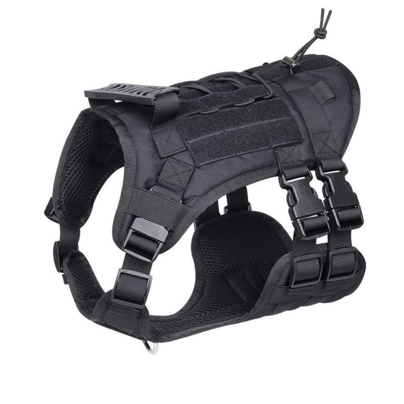 Heavy Duty Dog Harness Vest Large Breeds Nylon Water Resistant Pet Chest Belt Adjustable Comfort Fit