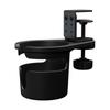 Adjustable Desk Cup Holders for Coffee and Water Clip On Table Drink Holders with 360 Degree Rotation Daily Use