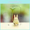 Resin Cartoon My Neighbor Totoro Miniature Garden Decor With Leaf Design For Home Office Gift