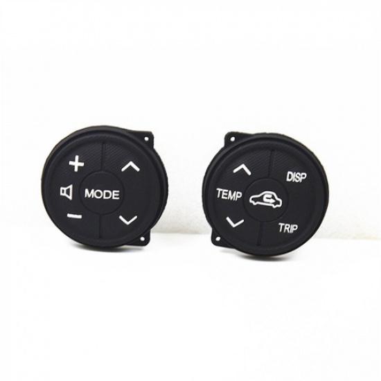 2Pcs Steering Wheel Control Button Cushion For 2011-2014 Toyota Prius / Prius C