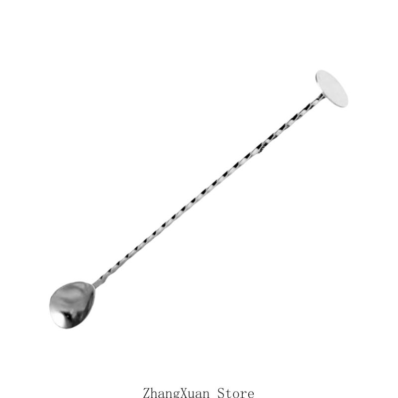 3XUF Professional 30cm Cocktails Spoon With Polished Finish For Bartending Essential
