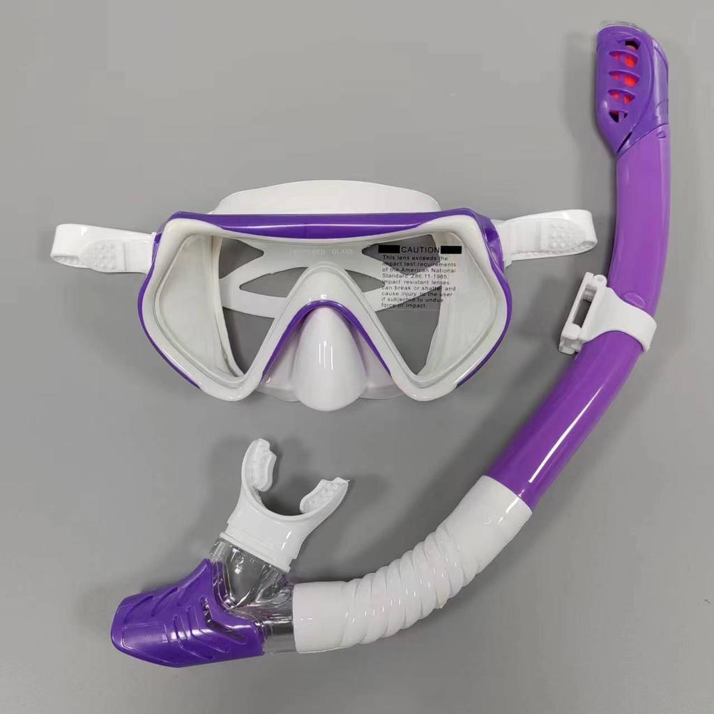 Professionelle Tauchmaske Schnorchelanzug Erwachsene Silikonlippe Antibeschlagbrille Schwimmausrüstung
