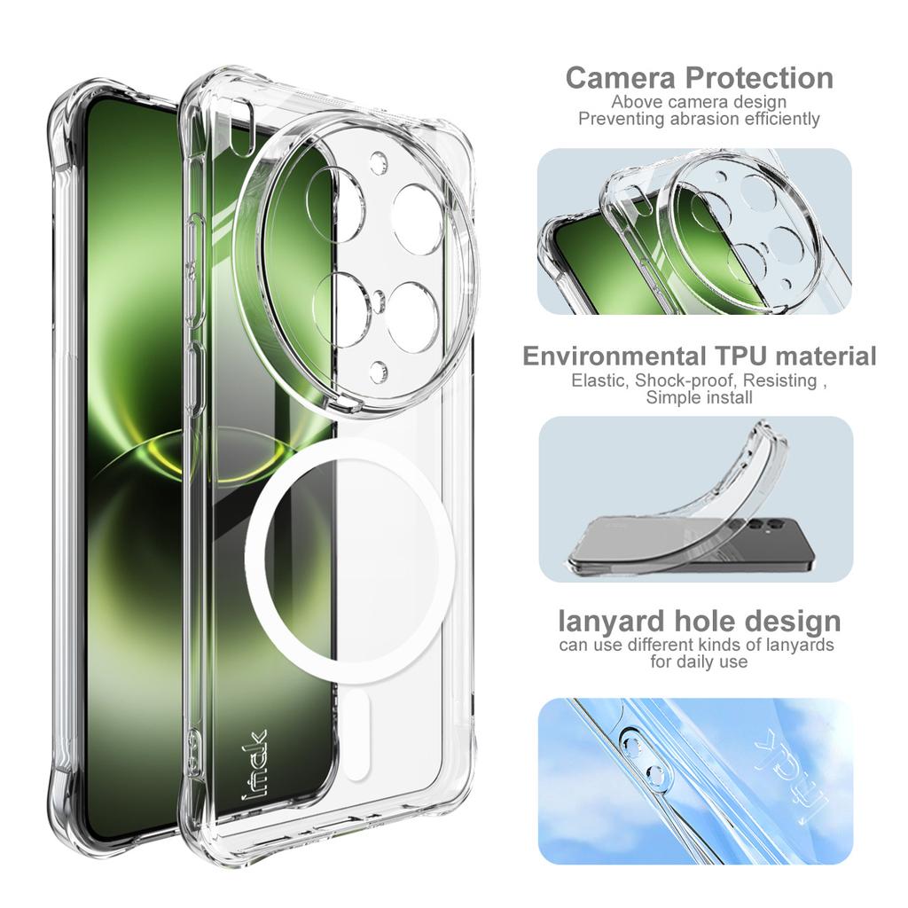 For Vivo X300s X300 Ultra 5G Phone Case IMAK Shock-resistant Soft Magnetic Case