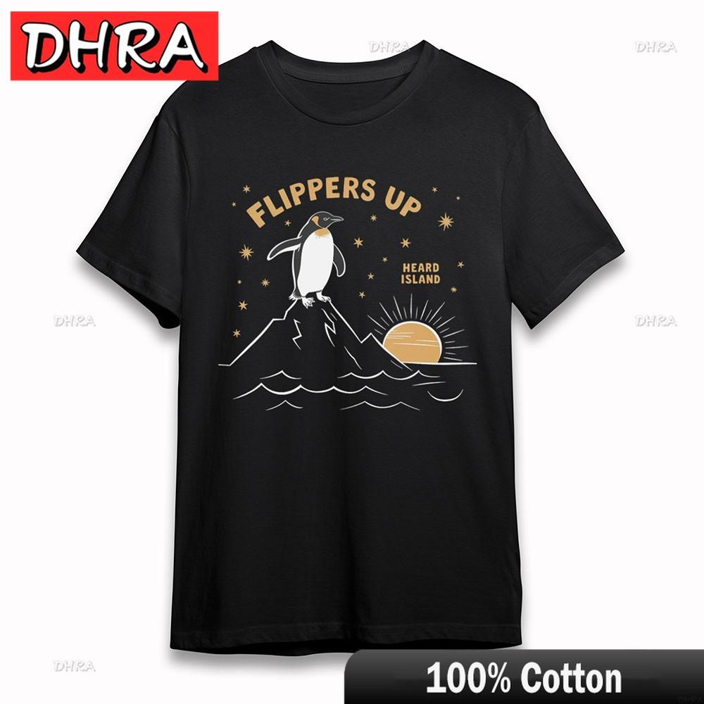 Womens Comfy TShirt Penguin Island Graphic Tee Short Oversize Cotton Black Graphic Youth Kids Femme Tees TShirts Boys TShirt S