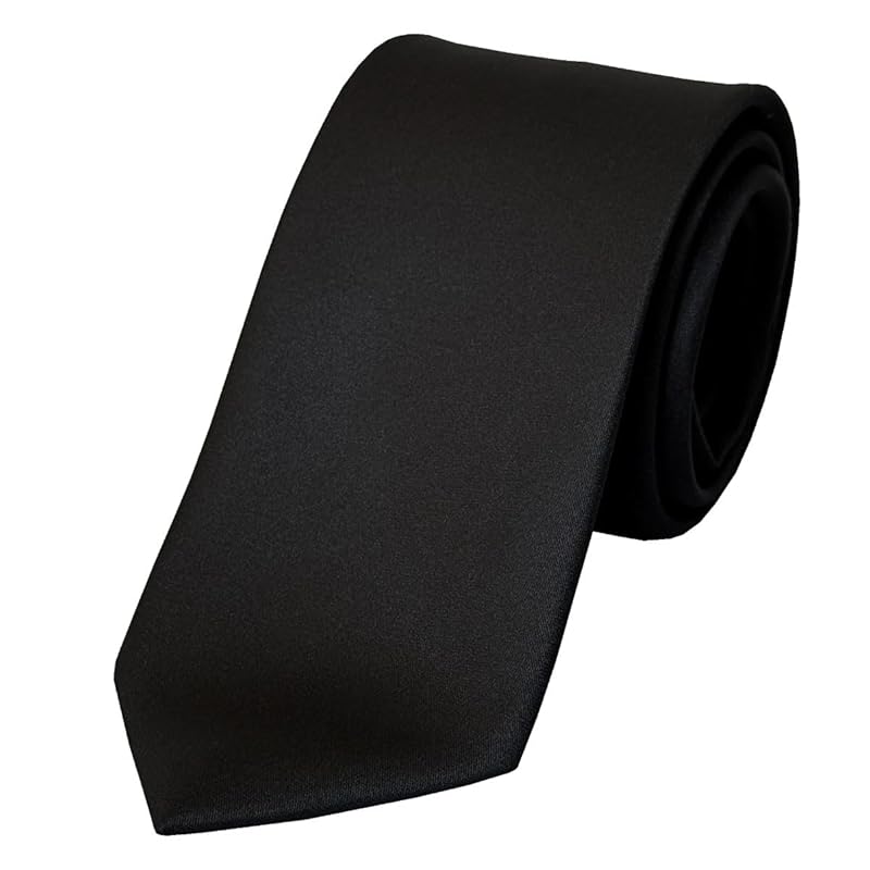 

[Milano Alpha] For formal wear tie black 100% silk black tie made in Japan funeral memorial service wake Condolences memorial service farewell