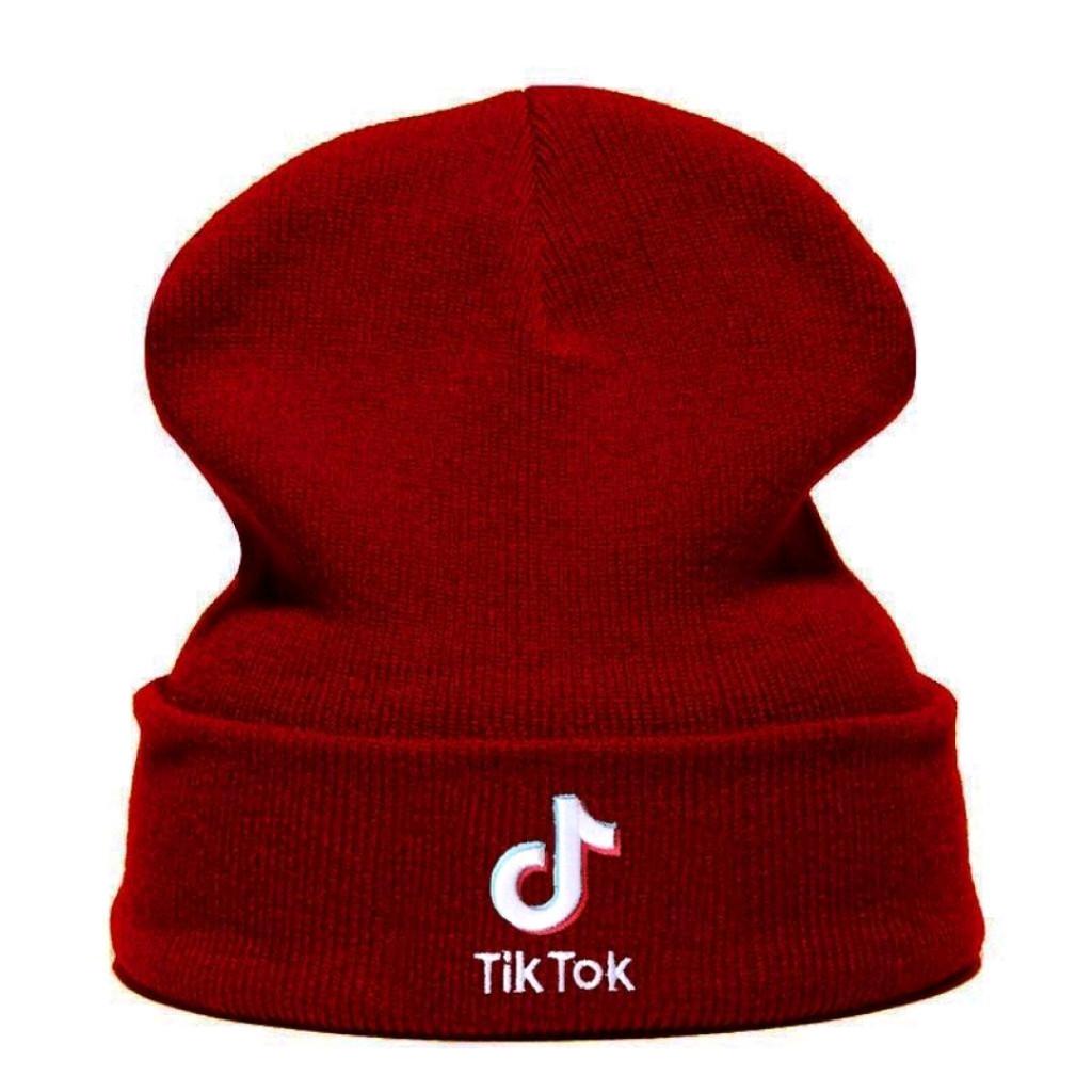 Stylish Tiktok Beanie Knitted Hat With Embroidery Letters For Unisex Fashion Lovers