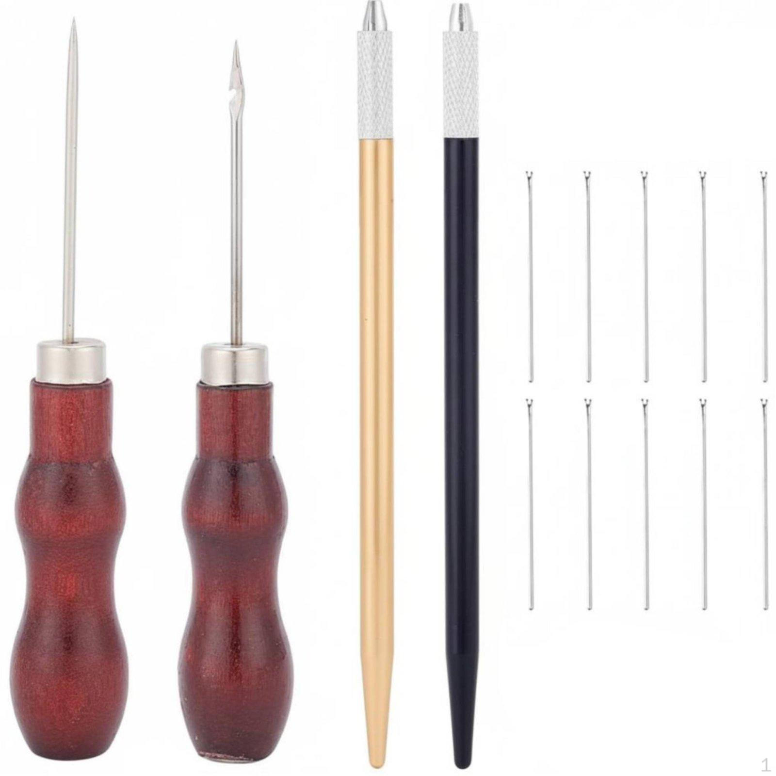 14 Pieces Doll Hair ReHairing Tool Kit Assorted Sizes Rooting DIY Crafts Crafting