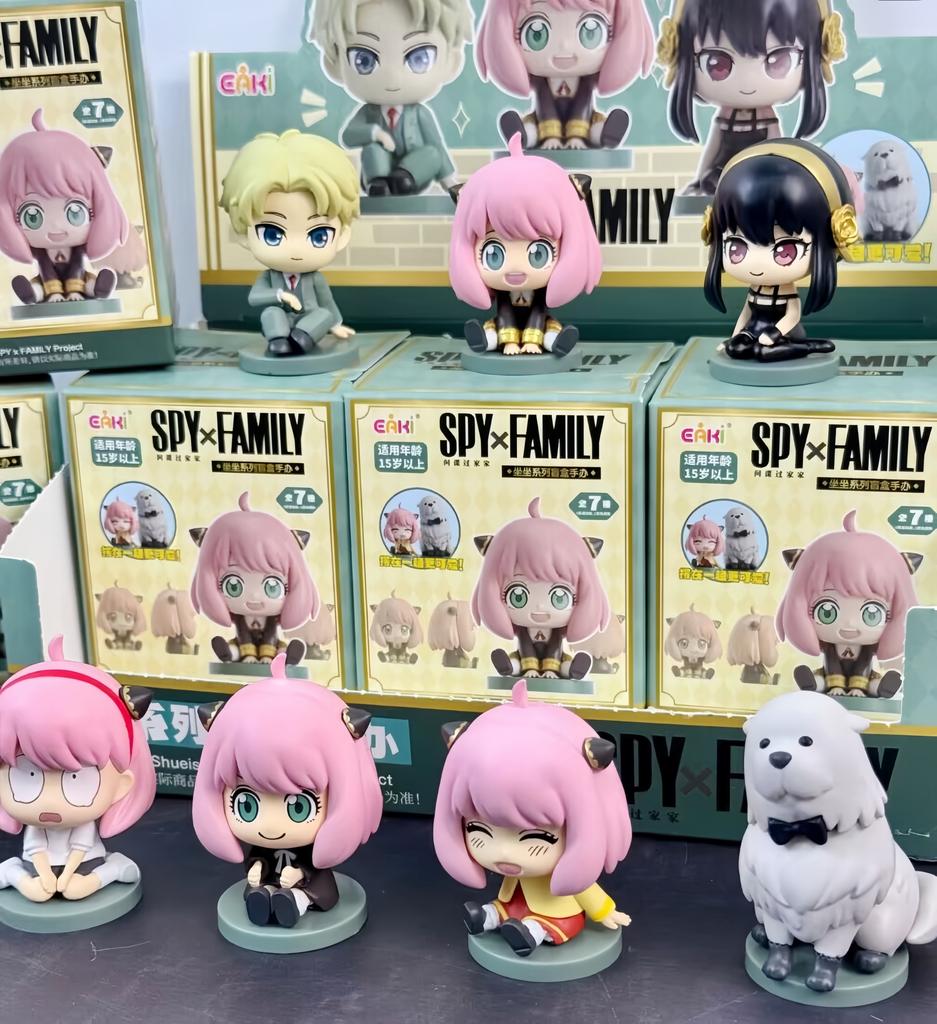 SPY×FAMILY Original Blind Box Anime Character Model Figure Playthings Collection Decoration Anya Loid Yor Bond Children's Gifts