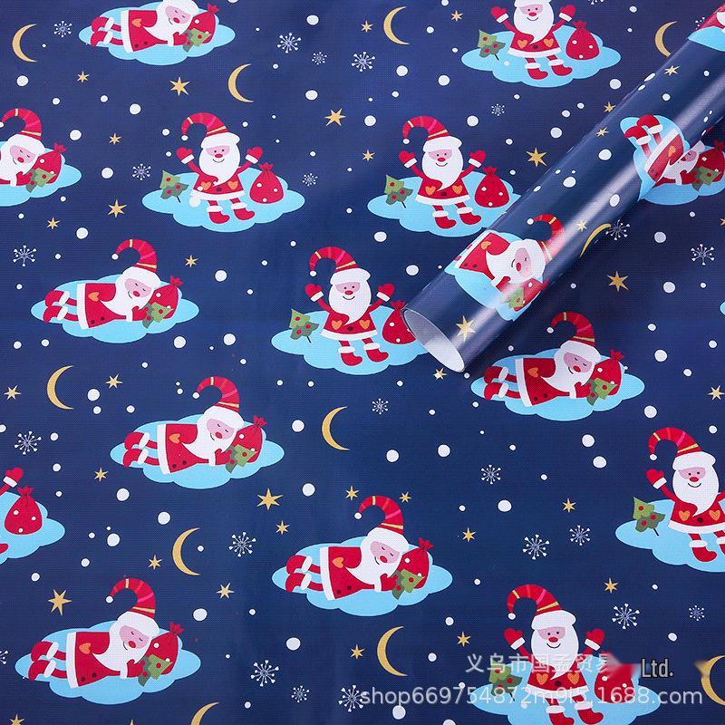 Festive Floral Kraft Wrapping Paper for Christmas & Birthday Gifts
