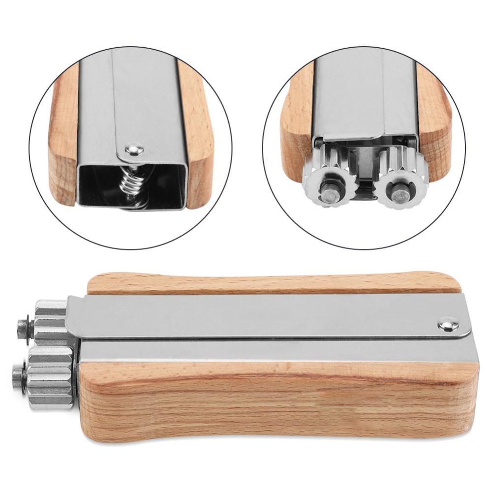Stainless Steel Apiculture Crimper Wooden Handle Frame Wire Crimper  Apiculture