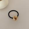 Fashionable Metal Knot Elastic Hair Band - Chic & High-Elastic Hair Accessory for Women