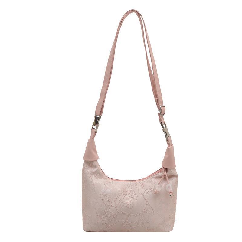 National Style Embroidery with Cheongsam Bag Women's 2025 New Spring Messenger Dumpling Bag Antique New Chinese Handbag