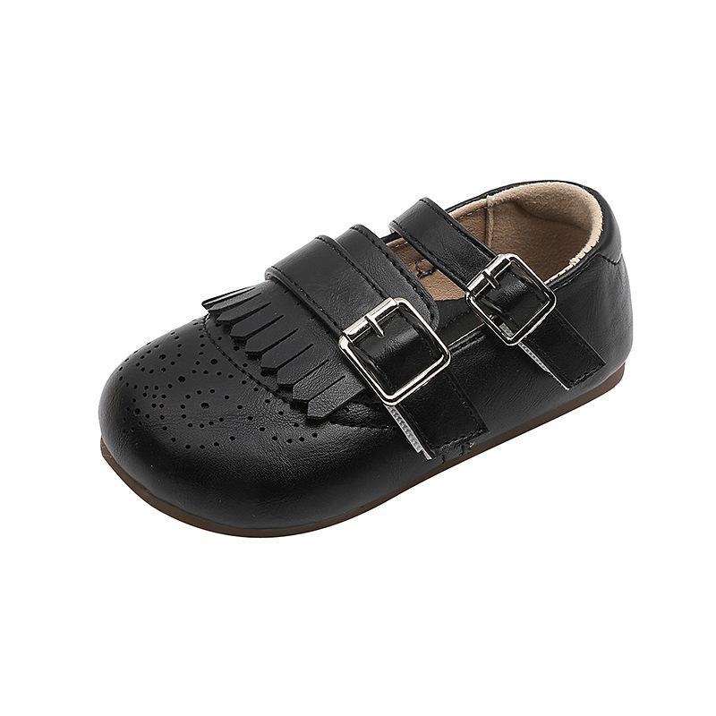 

Anti-slip Retro-style Girls Shoes - Soft-soled Single Shoes 25 чорний