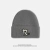 Autumn and Winter Hats for Women Warm Ear Protection Pullover Knitted Woolen Hats Casual and Versatile Baotou Cold Hats for Men