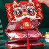 6 Slots Snake Year Folded Red Envelope Blessing Lucky Money Pockets  Wedding Birthday
