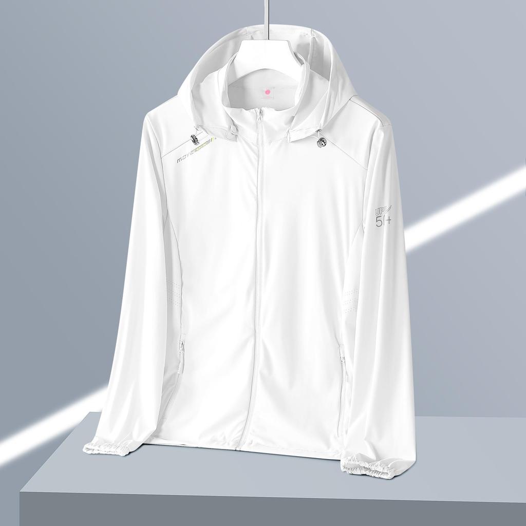 Herren-Sommerjacke aus Eisseide mit Sonnenschutz zum Angeln und für den Außenbereich