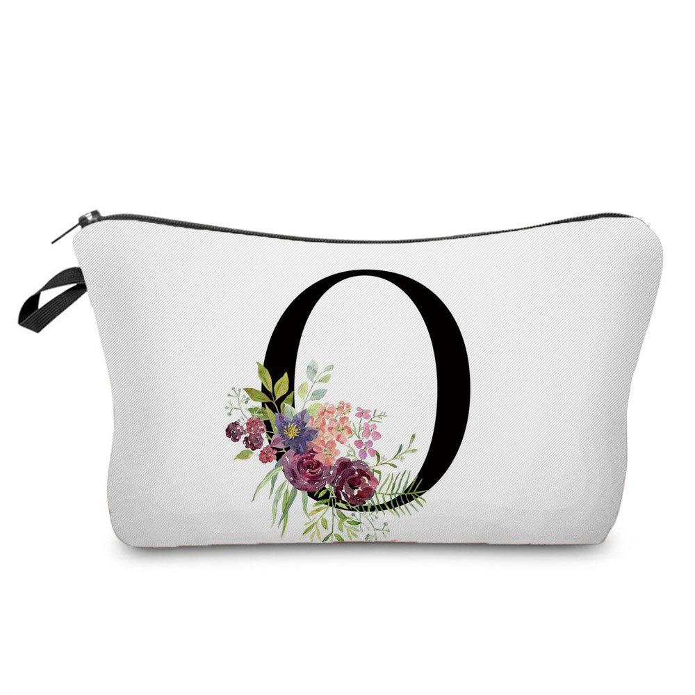 Women Letter Print Cosmetic Bag Toiletries Organize Travel Storage Case  6423 KTB