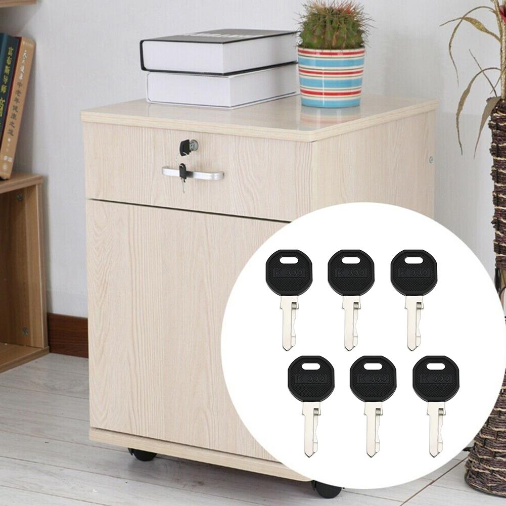 6pcs Cabinet Key Replacement For EK333 333 110811 1108U35 Compatible With For APC For Hoffman Lock Systems