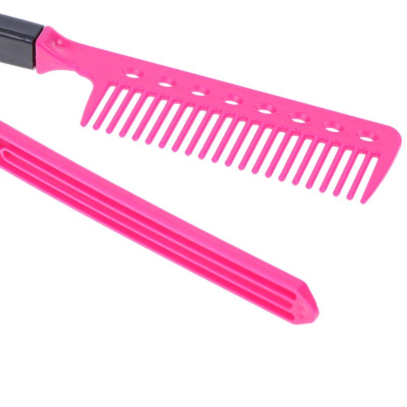 1X Straight Hair Comb Brush Tool For Dry Iron Hair Curl To Straight Hair Shaper