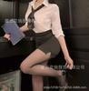 Sexy new sex underwear women's tight-fitting buttocks female secretary sex uniform temptation perspective suit underwear