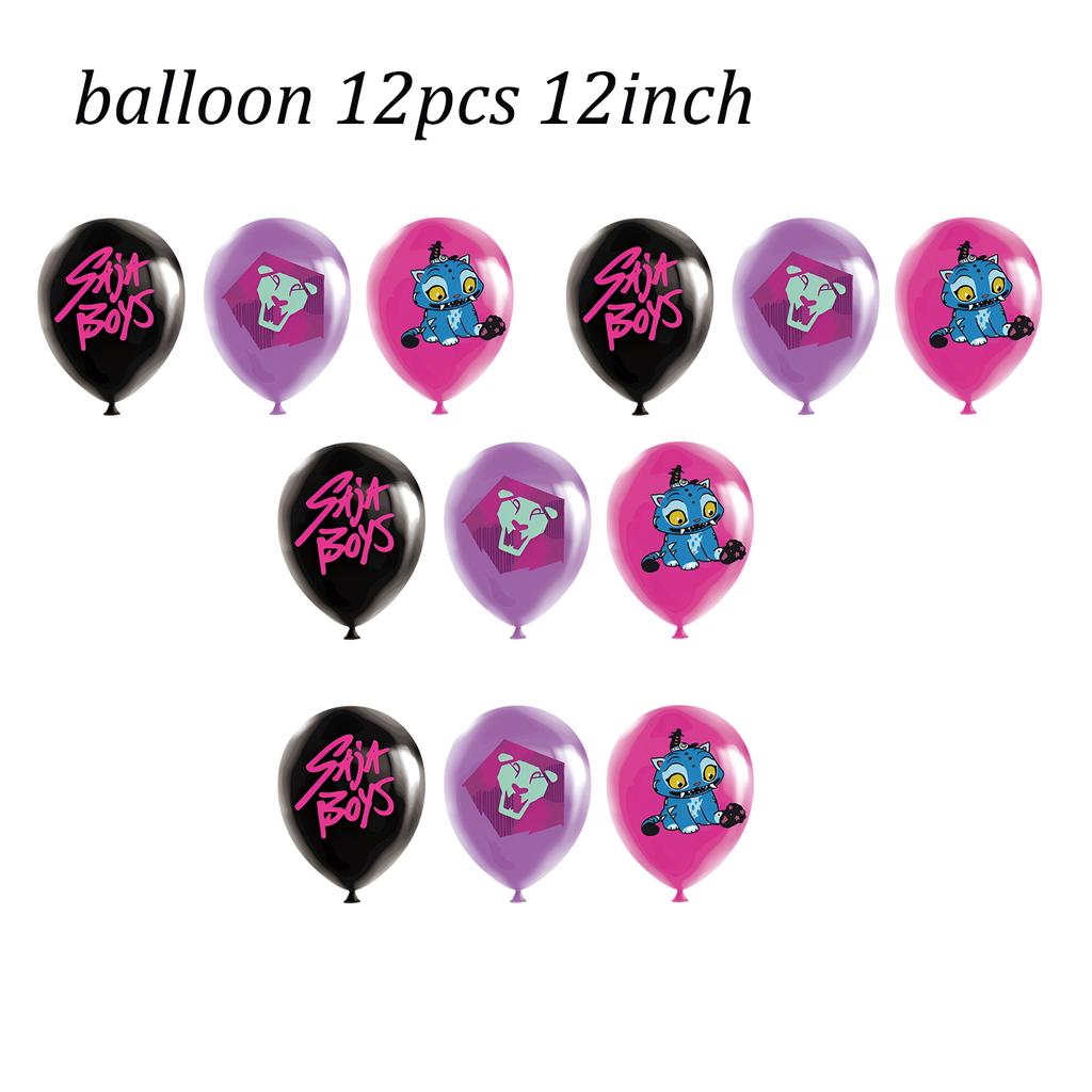 K Pop Demon Hunters Theme Boy Bands and Girl Groups Birthday Party A Grand Collection for Baby Shower Disposable Party Supplies