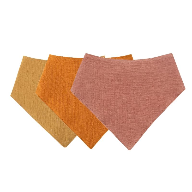3PCS/5PCS Muslin Bibs Baby Face Towel Wash Cloth Drooling Bibs Toddlers Neck Scarf Baby Stuff Dropshipping
