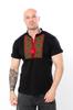 Men’s Embroidered T-Shirt – Traditional Ukrainian Design on Soft Interlock Cotton, Short Sleeve, Summer, 8606-015-22-1 HC