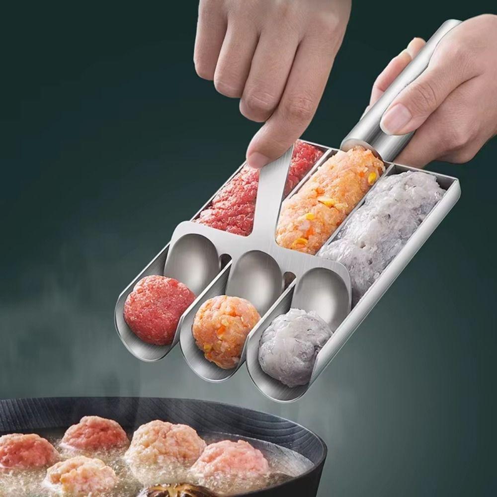 Easy-Release Manual Meatball Maker Durable Meatball Maker Tool Meat Making Ball Mold Household