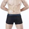 Pánské spodní prádlo ledově hedvábné prodyšné duté ultratenké sexy pánské boxerky