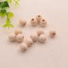 Plain Natural Unfinished Wooden Beads Choice of Size Jewellery, Dolls