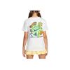 Nike Sportswear T-Shirt SS25 Comfortable Soft Fashion Versatile Short Sleeve Kids Tops White HQ3234100