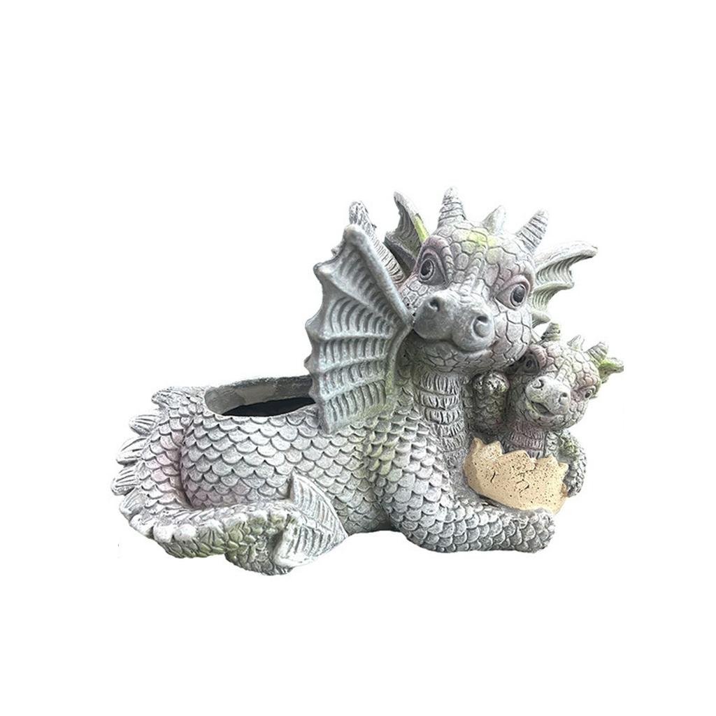 Outdoor Decoration Resin Decoration Carving Home Gardening Crafts Flower Pot