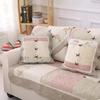 Hot Selling All-season Universal Anti Slip Sofa Mat New Rural Style Cushion Sofa Cover Small Floral Han Style Backrest Towel