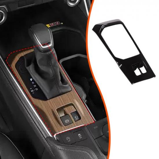 Glänzend Schwarz Mittelkonsole Schalthebelblende für Toyota Grand Highlander 2024+