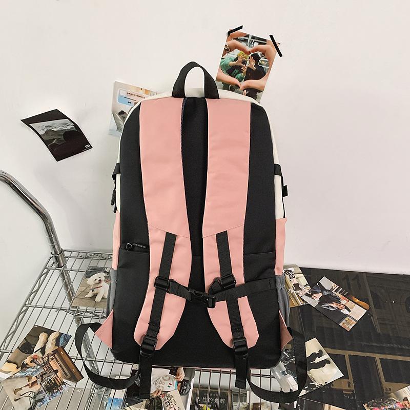 School bag travel outdoor mountaineering backpack new trend couple versatile school bag large capacity high value simple shoulder bag
