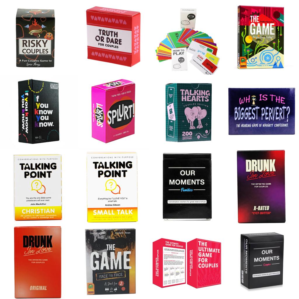 Conversation Couple Risky Game Cards Drunk In Love Talking Point Questions Fun