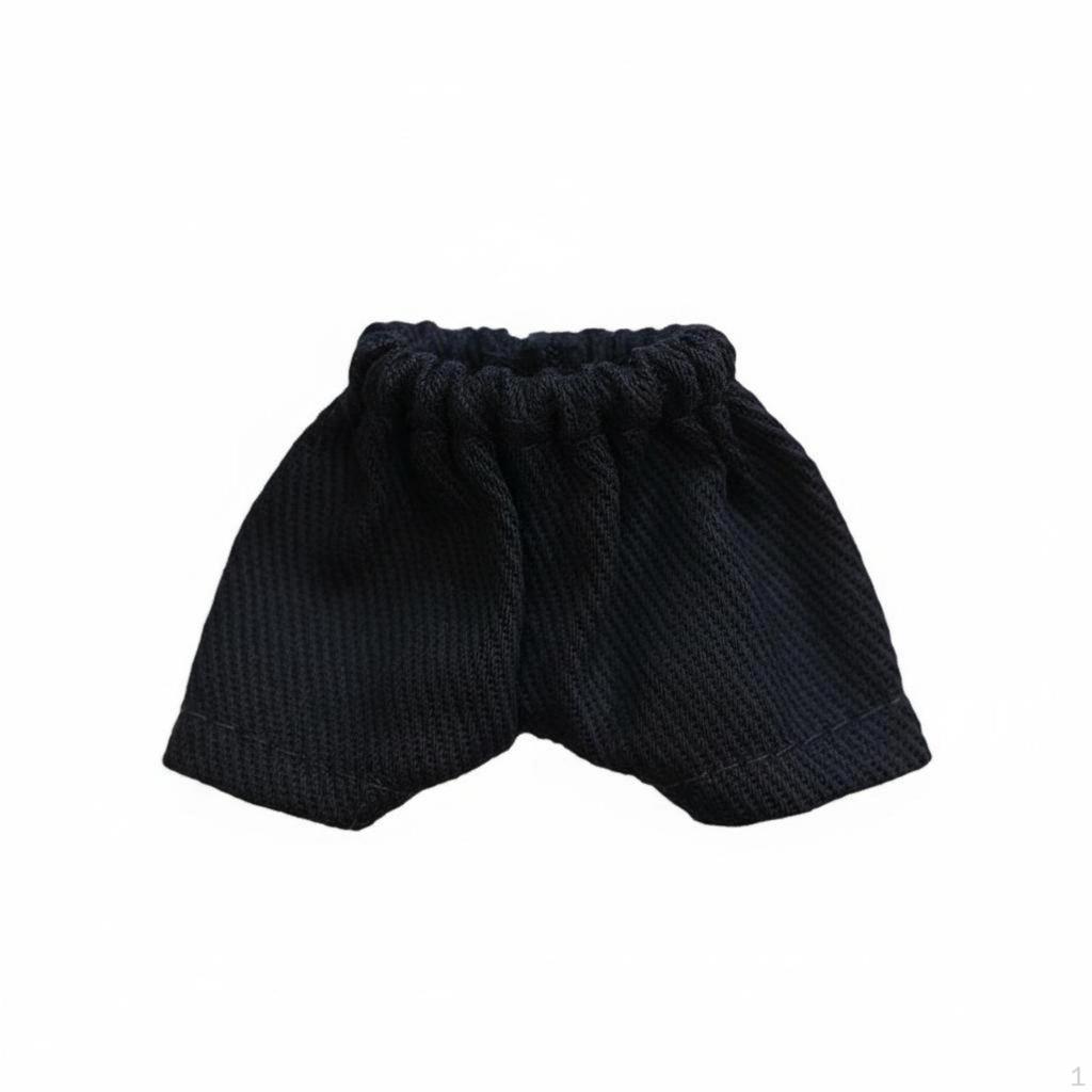 14cm Doll Clothes Easy To Wear BJD Jeans Soft Material Shorts for Kids Dark Blue