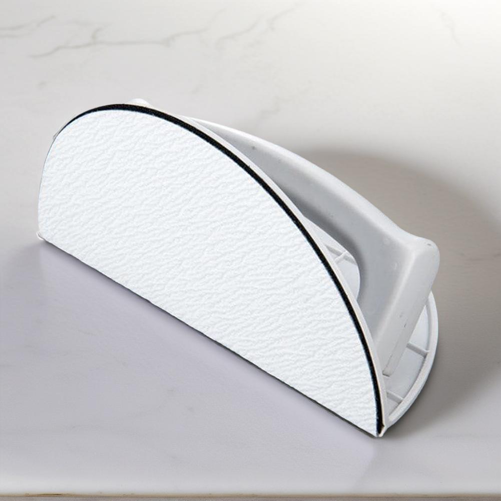 Multifunctional Sandpaper Rack Self-Adhesive Sanding Sandpaper Tool Semi-Circular Angle Sanding Tool with 10 Sandpaper