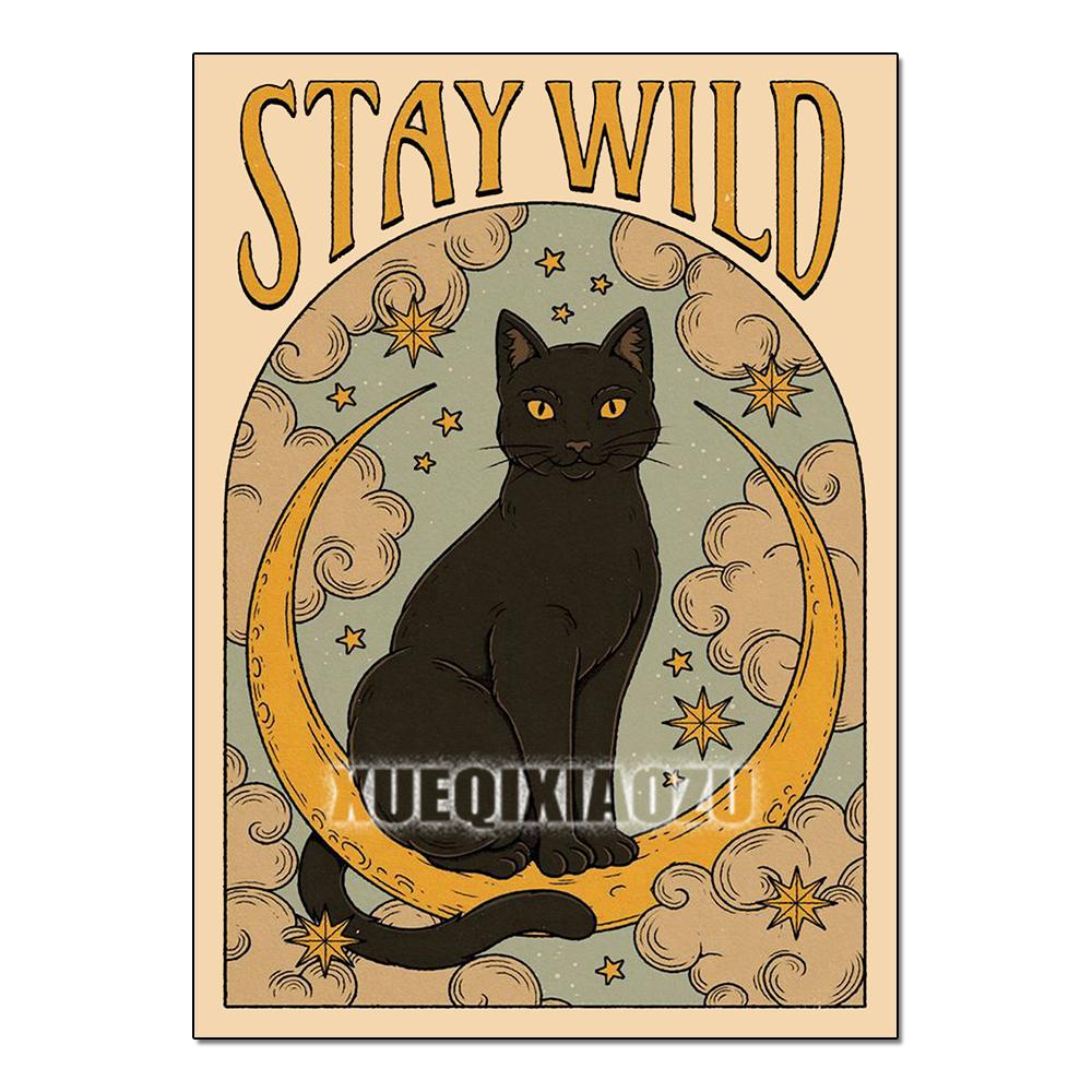 Tier Tarot Karten Diamant Malerei Niedlicher Waschbär Katze 5D DIY Voll Strass Mosaik Stickerei Kreuzstich Set Heimdekor Geschenke