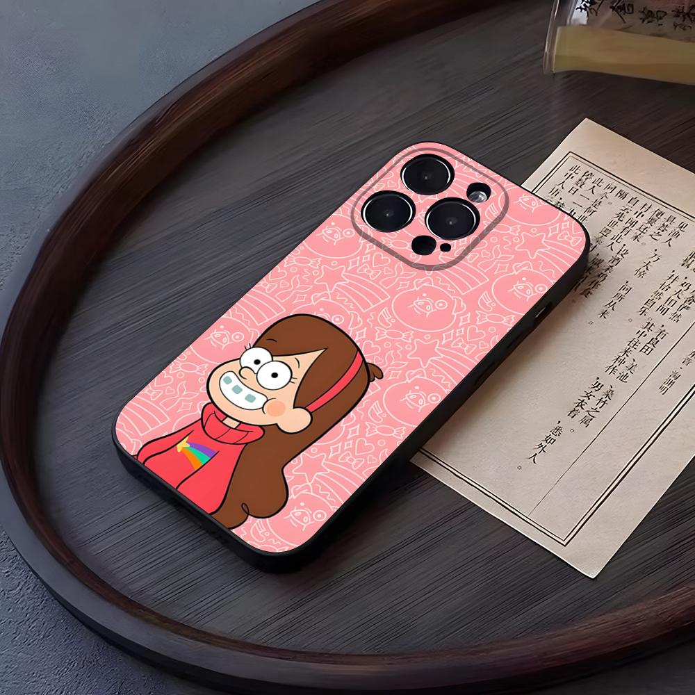 Cartoon Gravity Falls Mabel Pines Handyhülle Für 17 Pro Max Iphone 16 14 Pro Max 12 15 Plus 13 Pro 11 Xr X Xs 8 Plus Rückabdeckung