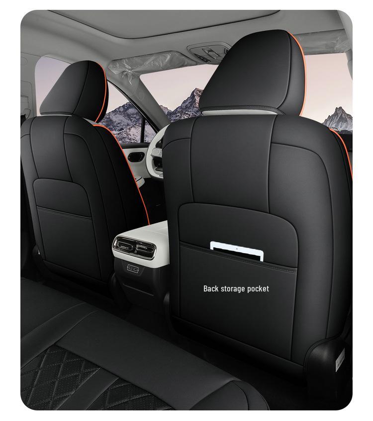 Universal Full Leather Car Seat Cushion for Aion SMAX - All-Season Comfort