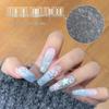 Transparent Butterfly & Star Nail Art Stickers with Gradient, Chrome, and Glue Templates