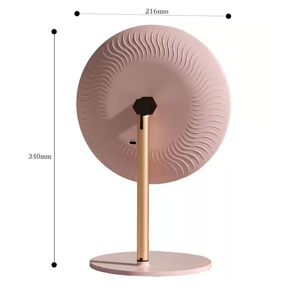 Wholesale 2026 New LED Makeup Mirror Round Desktop Mirror with Light Metal Small Gift