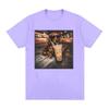Lustiges Dackel trinkt Eiskaffee Meme T-Shirt Unisex Cooles Mode Retro Kurzarm T-Shirts 100% Baumwolle T-Shirt Streetwear