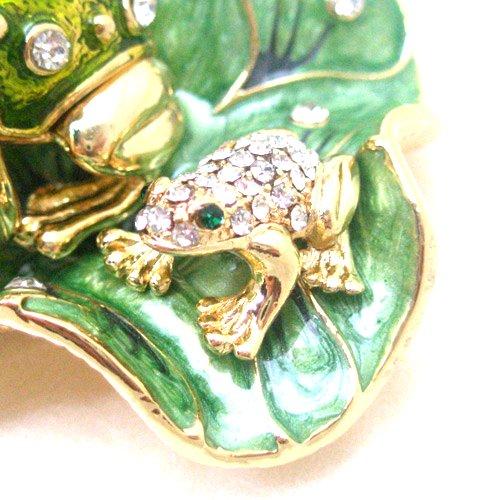 <Crown Frog (King Frog)> Pierce Jewelry Box